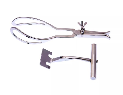 HAIG-FERGUSON Obstetrical Forceps With Traction Handle 40 cm